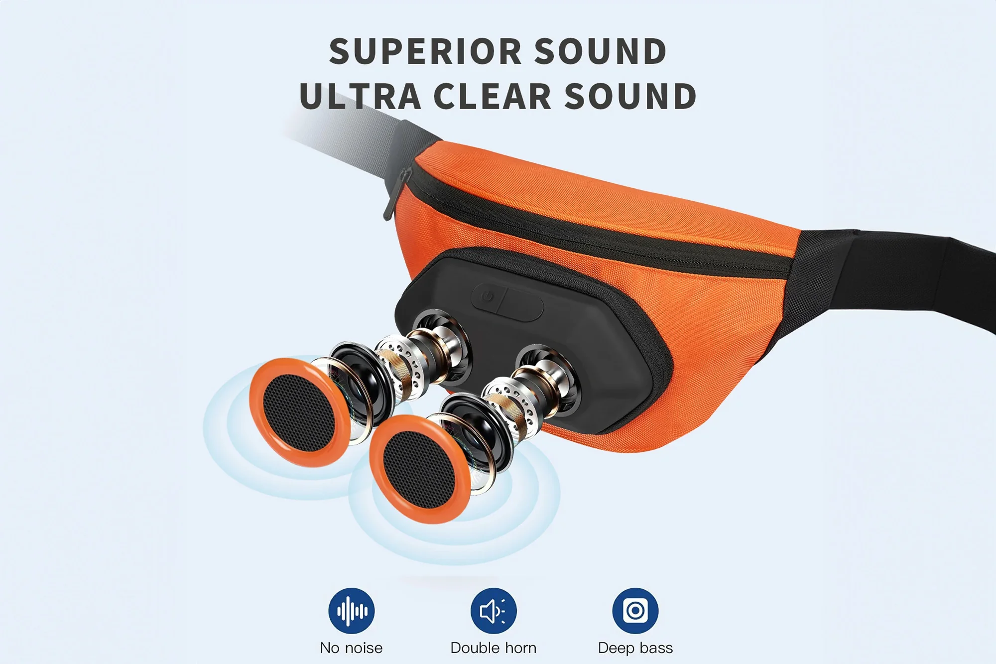 Bluetooth Speaker Waist Bag - Image 3