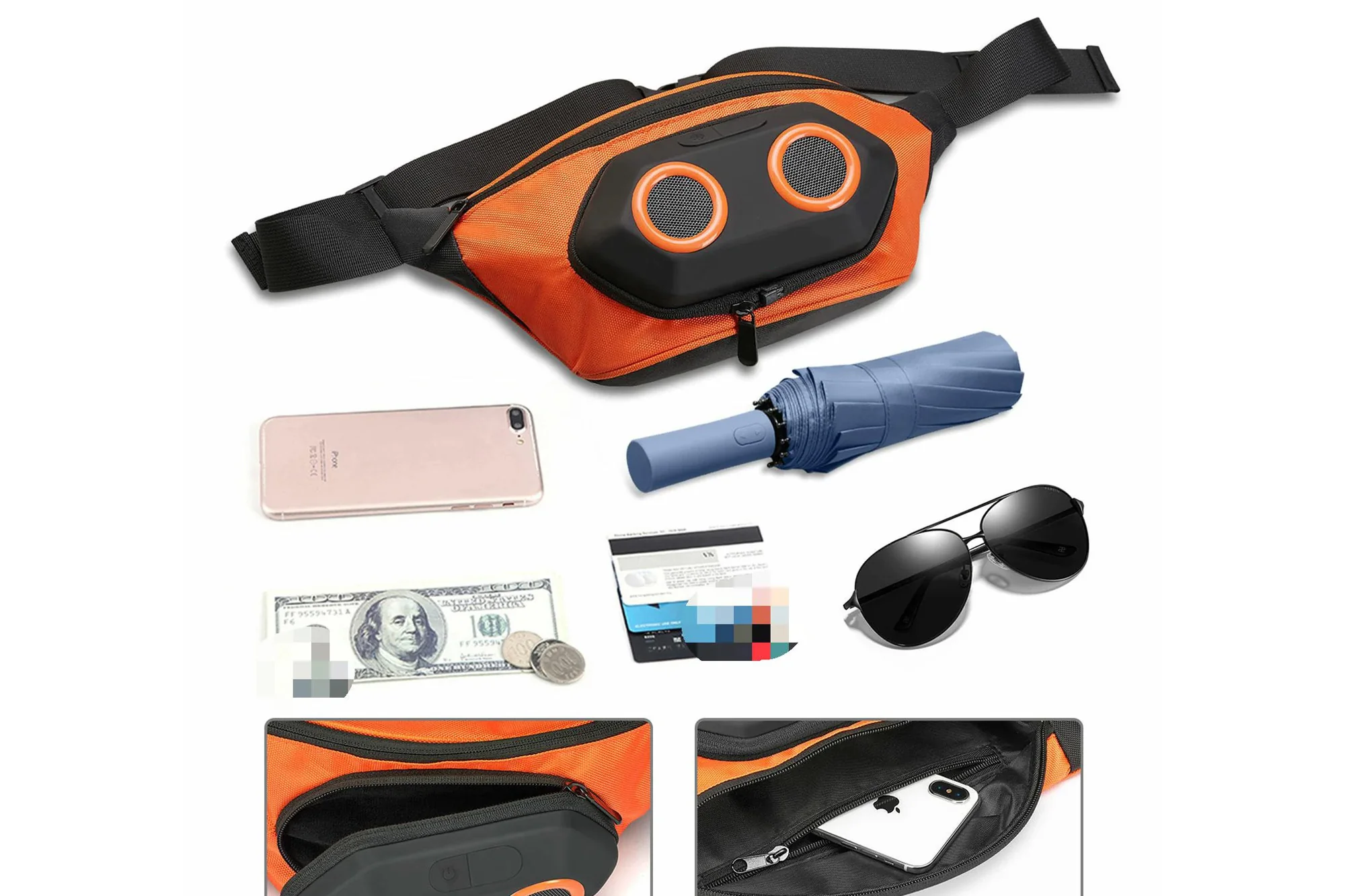 Bluetooth Speaker Waist Bag - Image 5