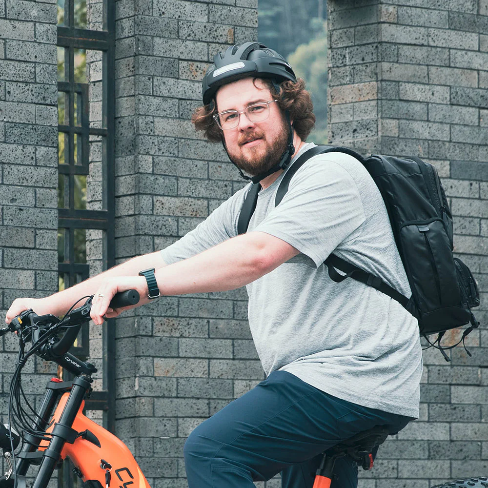 Folding Adults Bike Helmet with Lights - Image 12
