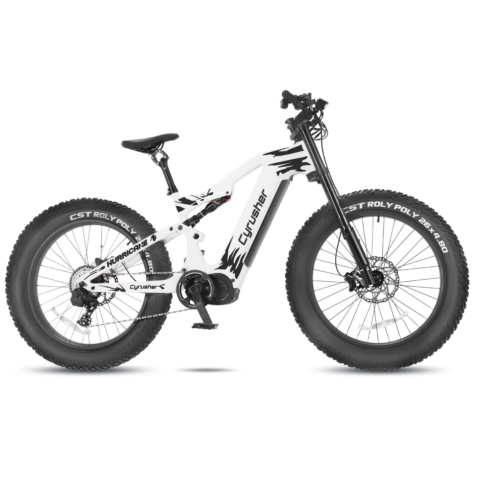 Cyrusher Hurricane-1000W Carbon Fiber Mid-Drive Ebike - Image 3