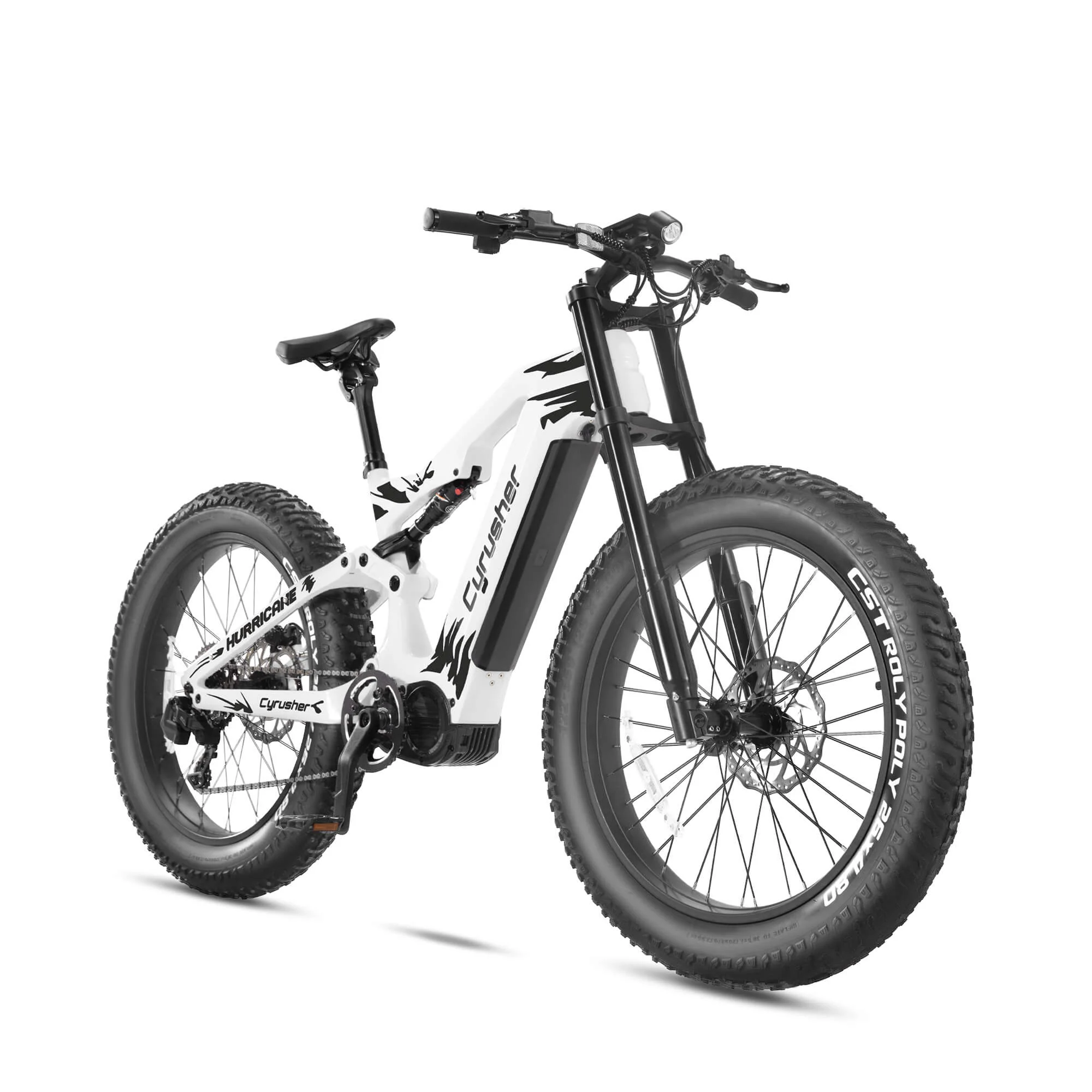 Cyrusher Hurricane-1000W Carbon Fiber Mid-Drive Ebike - Image 4