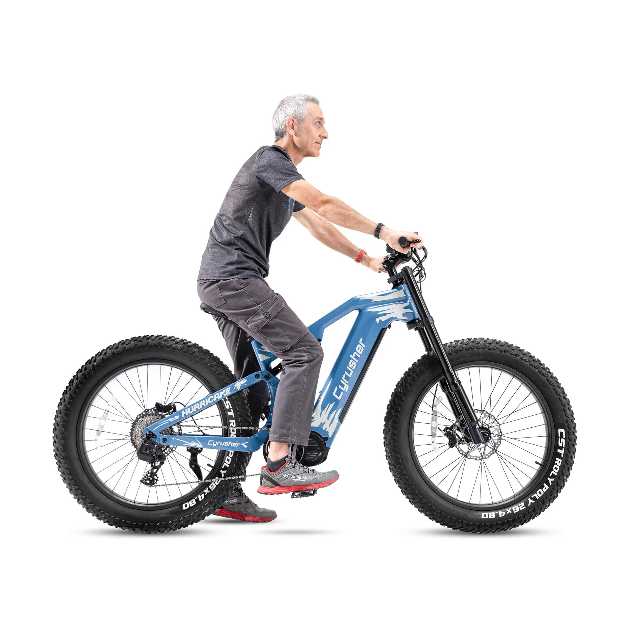 Cyrusher Hurricane-1000W Carbon Fiber Mid-Drive Ebike - Image 5