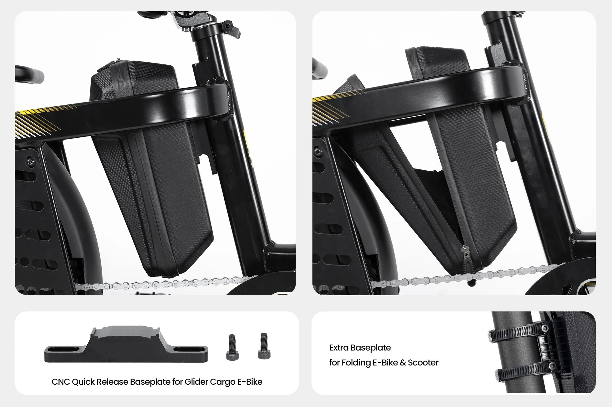 Quick Release Hard Shell Storage Bag for Glider E-Bike & Scooter - Image 9